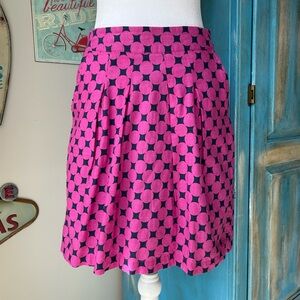 Tommy Hilfiger Pink Navy Polka Dot Skirt